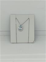 Collana Gemoro Donna Acquamarina in Oro bianco Acquamarina 0.85 Ct PM197BIA - PM197BIA